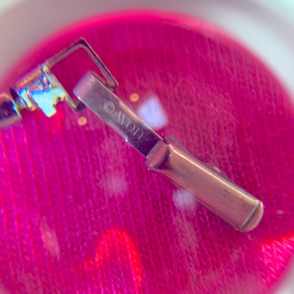 Like New Set Silver Rhinestone Necklace by Avon and Bracelet by Sarah Coventry - Picture 4 of 11